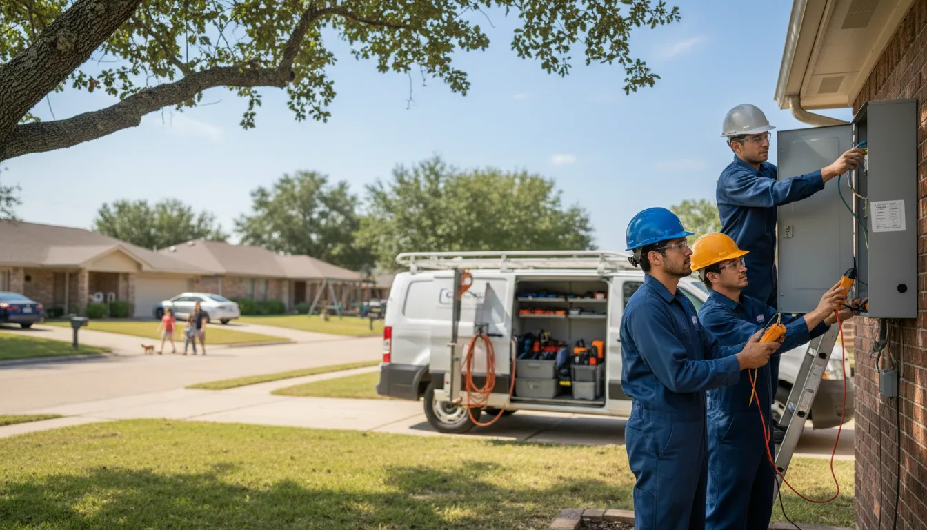 Certified electrician providing emergency electrical services in Sweet Briar, VA